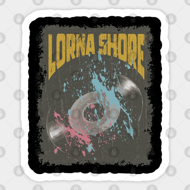 Lorna Shore Vintage Vynil Sticker by K.P.L.D.S.G.N